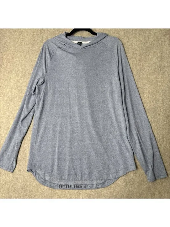 Lululemon Drysense Training Hoodie Blue Mens Large - Picture 7 of 11